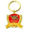 Enamel Filled Custom Metal Keyrings