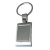 The Los Angeles Layered Rectangle Metal Keyring