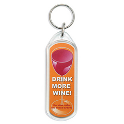 D2 Acrylic Printed Promotional Keyrings
