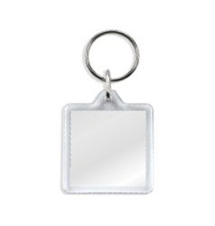 Blank Keyrings - U1 Blank Acrylic Insert Keyring