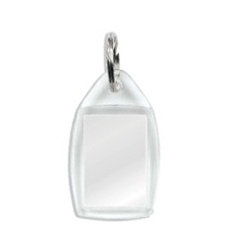 Blank Keyrings - P5 Blank Acrylic Insert Keyring