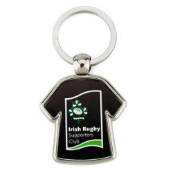 MX-D Metal Shirt Insert Printed Keyrings