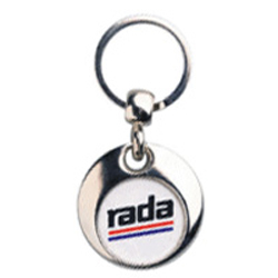 Metal Insert Keyrings