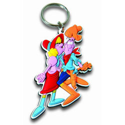 3D Soft PVC Custom Keyrings - 3D PVC fill