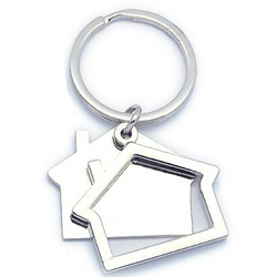 The Jingler - The Metal House Shaped Keyring