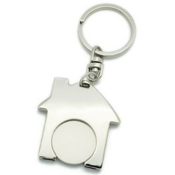 The Trollastic Metal House Shaped Keyring