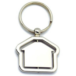 The Revolver Metal House Shaped Keyring