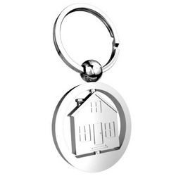 The Interlinking Metal House Keyring