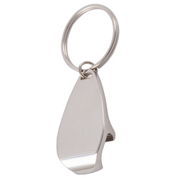 Metal Pear Bottle Opener Keyring