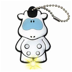 PVC Torch Keyrings