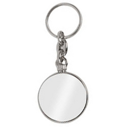 MO-33D Blank Metal Coin Insert Keyrings