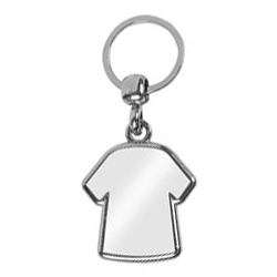 MX-D Blank Metal Shirt Insert Keyrings