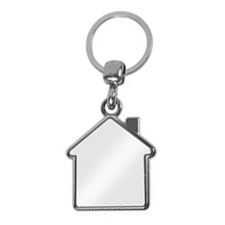 MY-D Blank Metal House Insert Keyrings