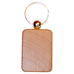 The Rectangular Wooden keyring