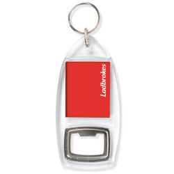 R1 Acrylic Printed Promotional Keyrings