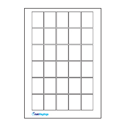 Pre-cut insert Sheets (A5, C1, D2, F1, G1, H1, i1, R1 Keyrings)