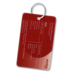 Plastic Card Keyrings