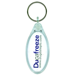 K17 Budget Oval Keyrings