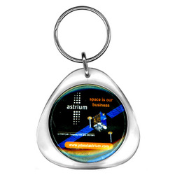 K2 Triangular Acrylic Keyring