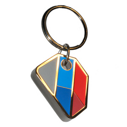 The 3D Chunk Bespoke Metal Keyrings