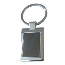 The Florence Rectangle Metal Keyring