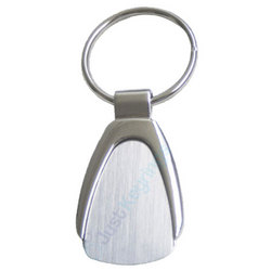 Rose Petal Metal Keyrings