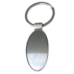 The Venice Oval Metal Keyring