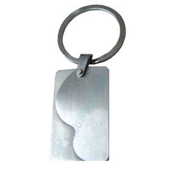 The Phoenix Double Plate Metal Keyring