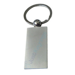 The Detroit Rectangle Metal Keyring
