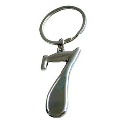 The Singapore Lucky 7 Metal Keyring