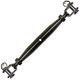 M6 A4-AISI 316 Stainless Rigging Screw Fork & Fork BL 1250KGS