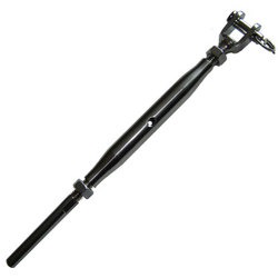 2.5mm M5 A4-AISI 316 Stainless Rigging Screw Fork & Swage BL 900KGS