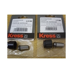 3.175mm, 6.35 Collet + 2 Clamping Nuts