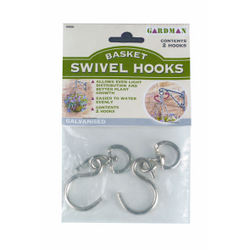 Hanging Basket Swivel Hooks (2 pack)