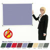 Aluminium Framed Metropolitan Woven Fabric Blazemaster Noticeboard