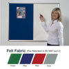 Combination noticeboard - Pinable Felt/ Whiteboard