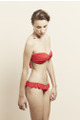 LOTTA TWIST BANDEAU RUCHED BIKINI TOP
