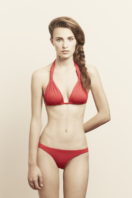AVA RUCHED REVERSIBLE BIKINI TOP