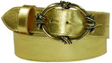 gold knot belt buckle