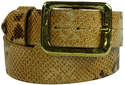 gold square belt buckle