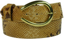 gold horseshoe belt buckle
