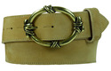 gold knot belt buckle