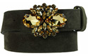 topaz swarovski belt buckle