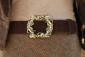gold lion belt buckle