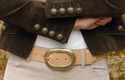 gold mexican belt buckle