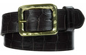 gold square belt buckle
