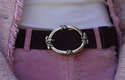 silver knot belt buckle