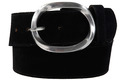 2" twisted silver belt buckle