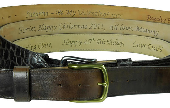 Personalise your Belt