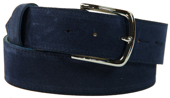 navy suede belt